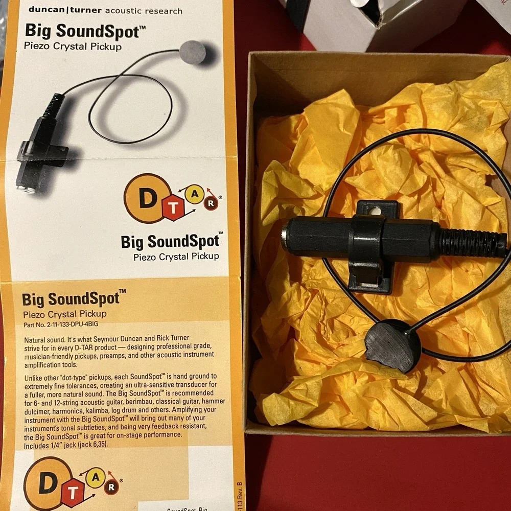 D-TAR Big SoundSpot Piezo Pickup Acoustic‎ Guitar Violin Mandolin